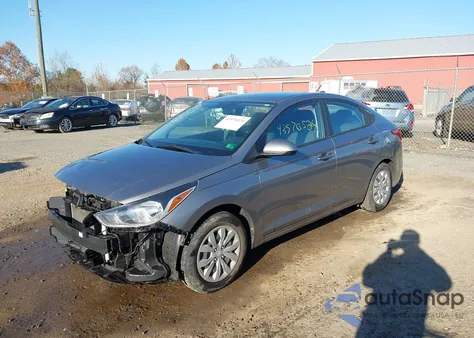 2021 Hyundai Accent Se из США, поврежденный, VIN 3KPC24A60ME136269